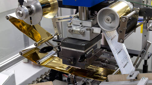 Hot foil printing